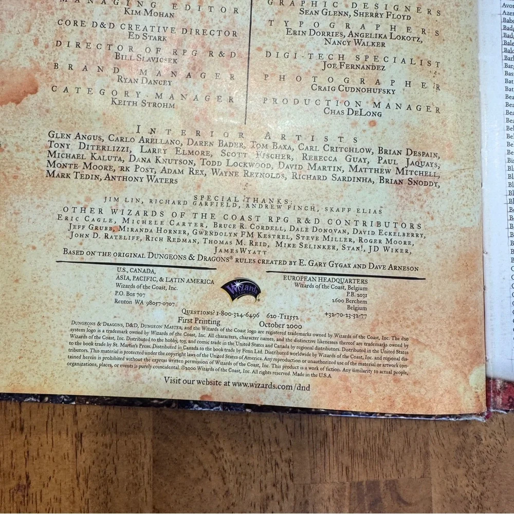 Monster Manual: Core Rulebook III (Dungeons & Dragons), Skip Williams, Jonathan